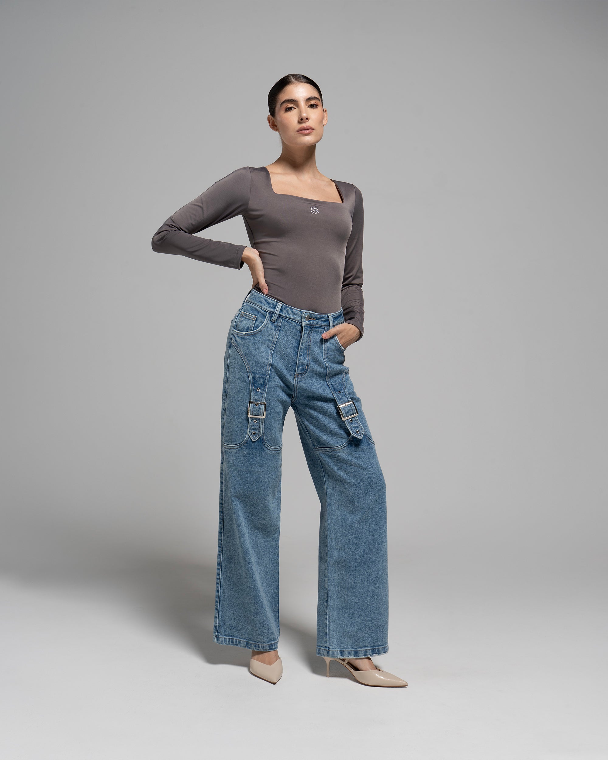 UPFEMME PANTALON BOTA RECTA REF UP-2656