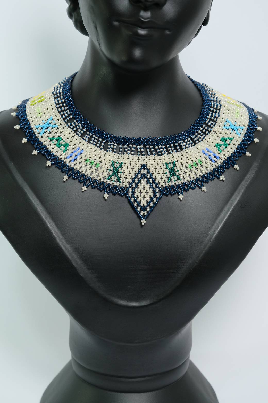 Ocean Ancestry Collar – Collar Artesanal Statement de Chaquiras Inspiración Ancestral B7-05