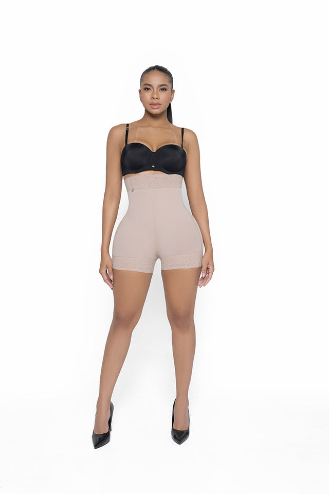 Fajitex High-Waist Butt-Lifting Shorts 024650 High Compression Shapewear for Women XL