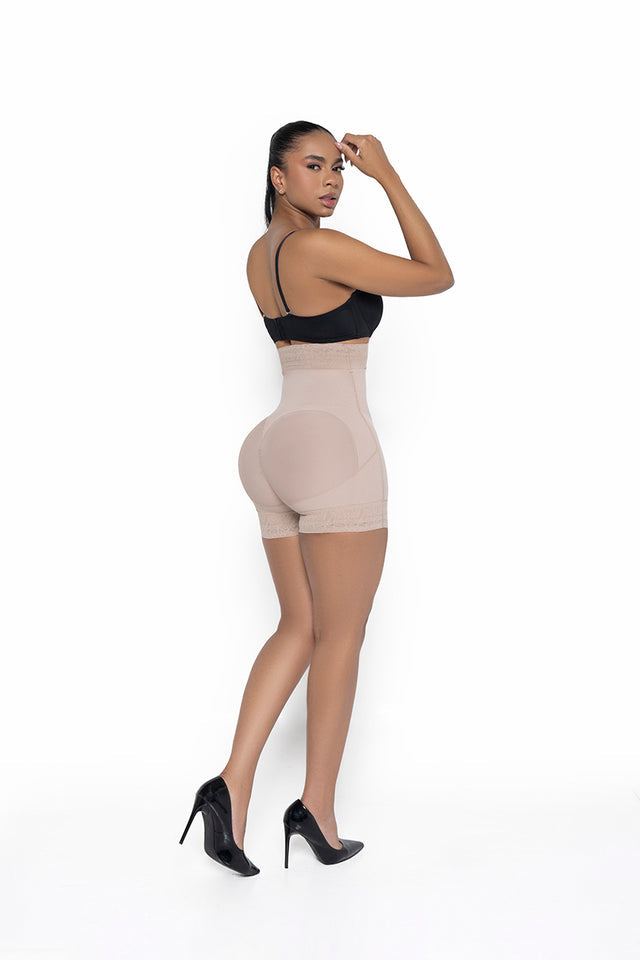 Fajitex High-Waist Butt-Lifting Shorts 024650 High Compression Shapewear for Women XL