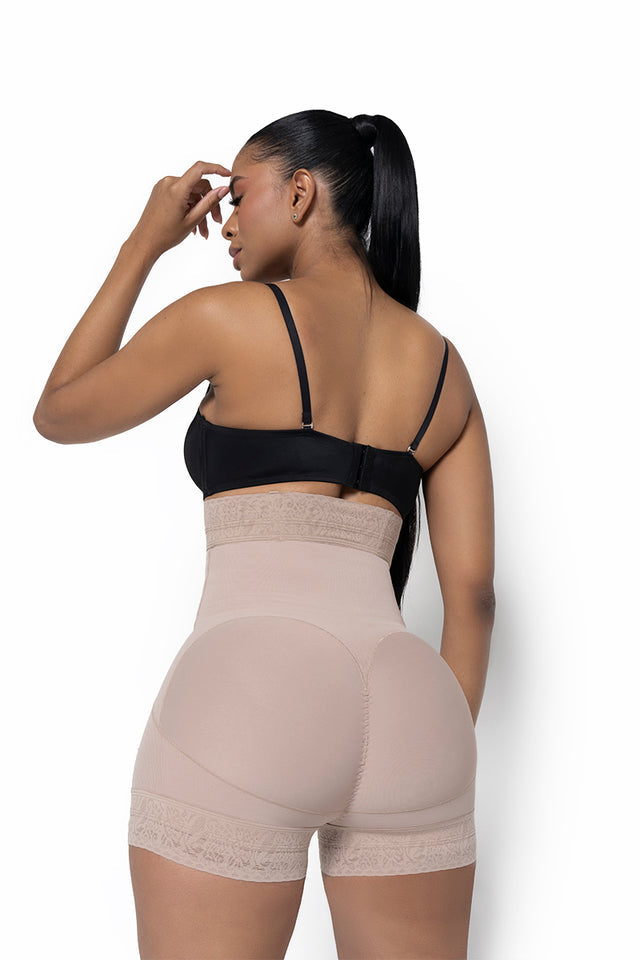 Fajitex High-Waist Butt-Lifting Shorts 024650 High Compression Shapewear for Women XL