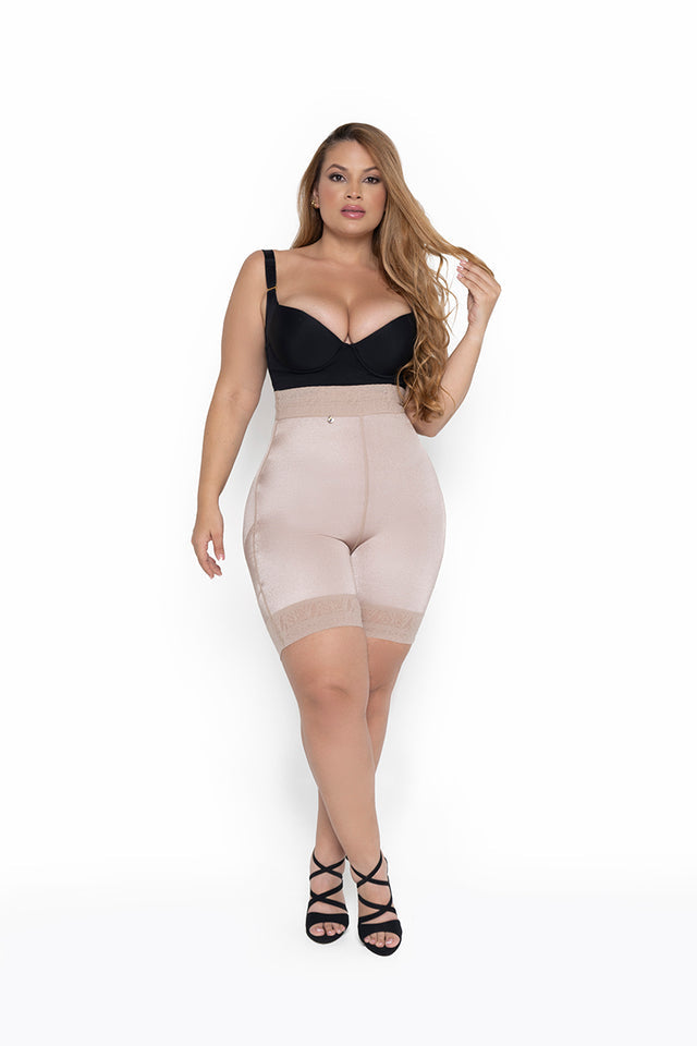 FAJITEX faja colombiana | Short media pierna, talle alto Ref. 014580