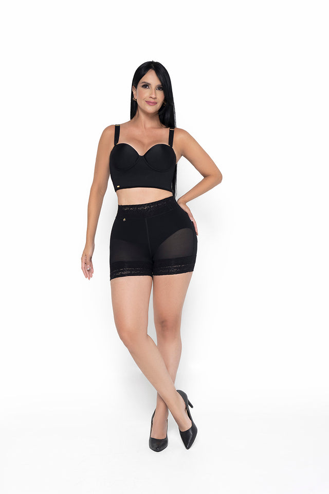 FAJITEX Mid Waist Butt Lifting Shapewear Shorts with Abdomen Control Ref. 024670