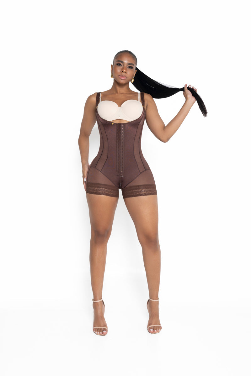FAJITEX FAJA LUXURY EXTRA CORTA ESPALDA ALTA 2 BROCHES REF. 502631 FAJA COLOMBIANA