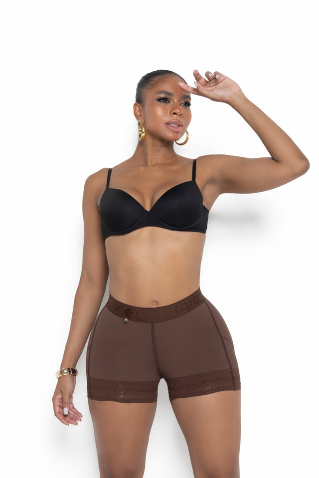 Fajitex Low Rise Butt Lifting Shorts Ref 024640 High Compression Shapewear Sculpting Curves
