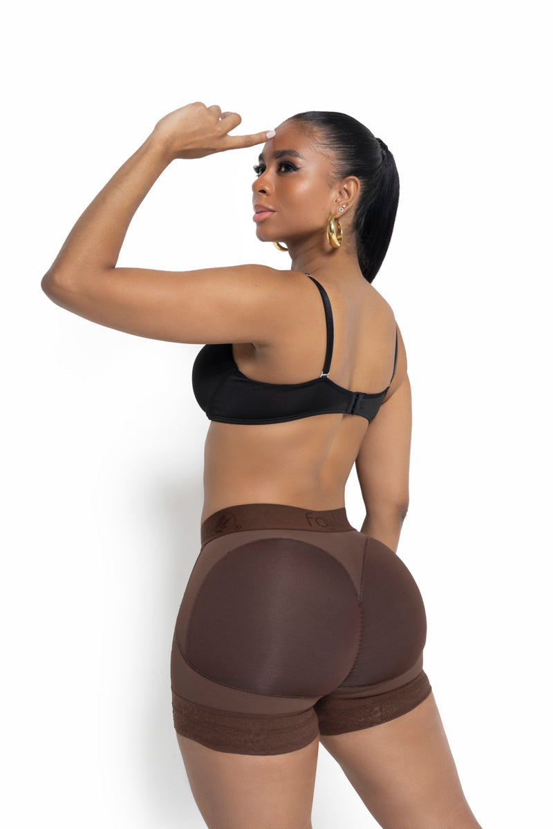 Fajitex Low Rise Butt Lifting Shorts Ref 024640 High Compression Shapewear Sculpting Curves
