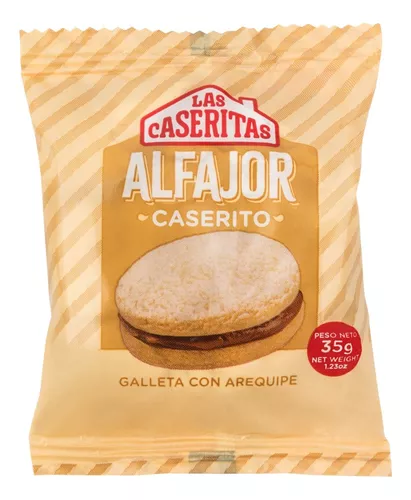 LAS CASERITAS ALFAJOR CASERO x35G