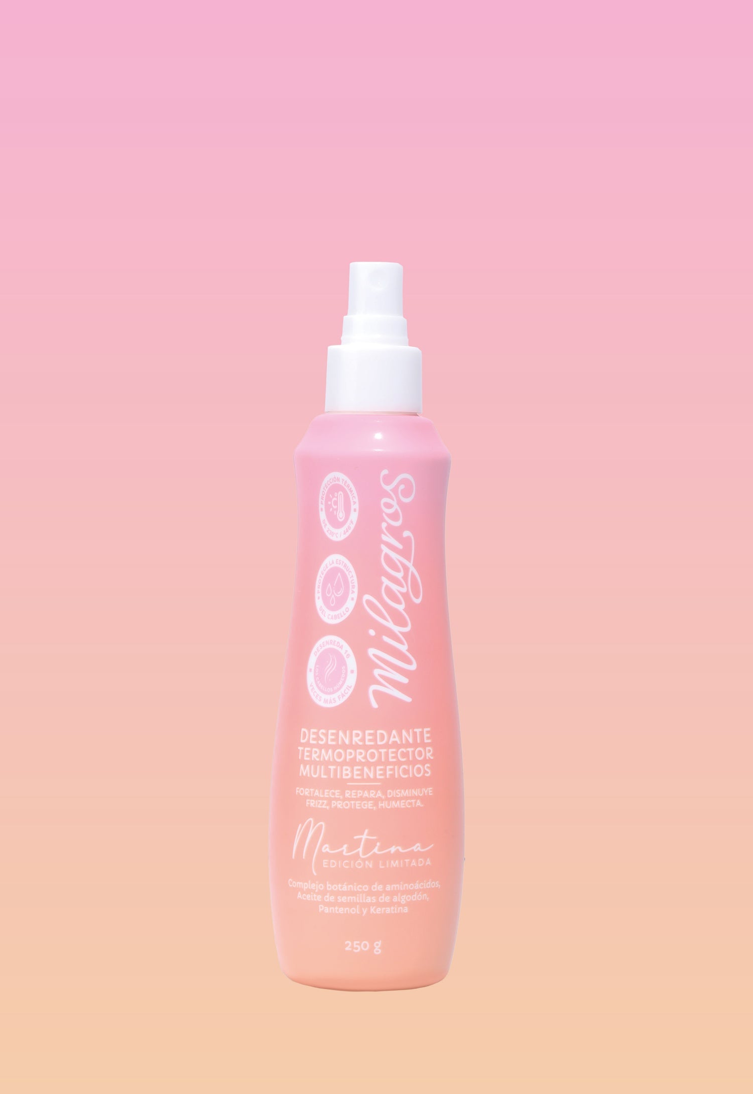 Milagros Desenredante Termoprotector Multibeneficios Edición Limitada Martina