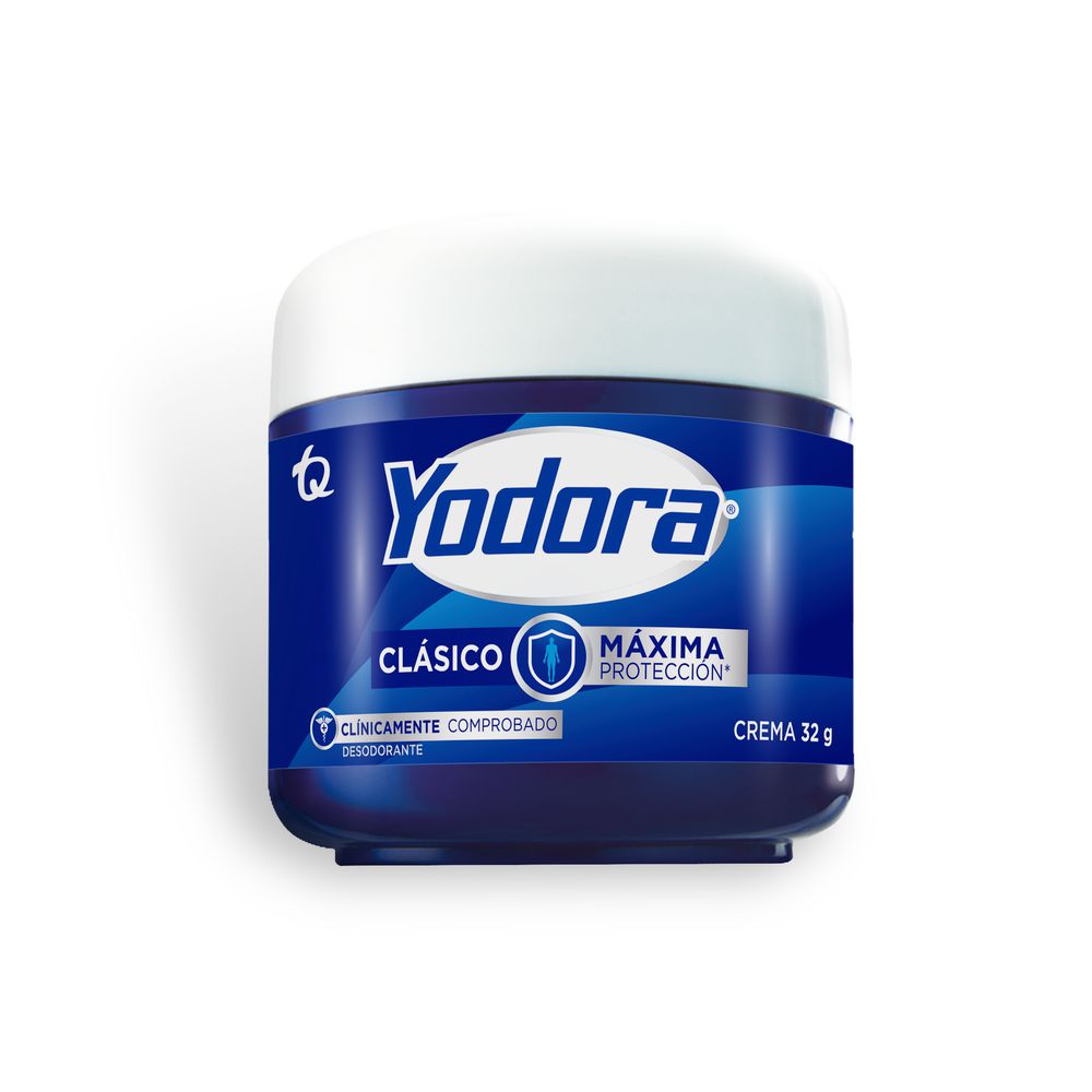 YODORA Desodorante en crema clasico, maxima proteccion (32 gr)