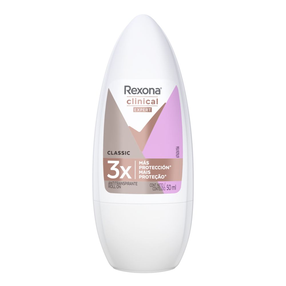 Rexona Desodorante Clinical Classic Roll On 50ml