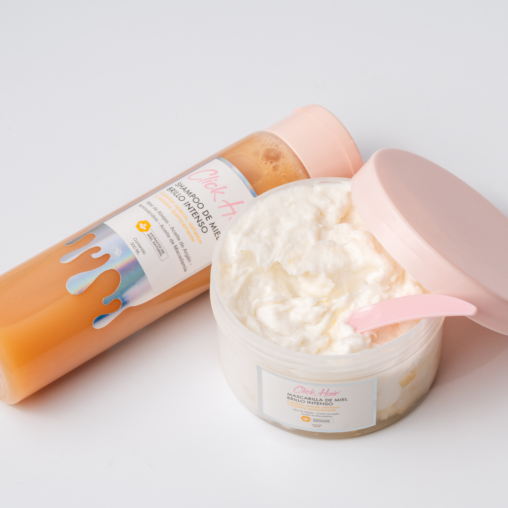 CLICK HAIR SHAMPOO DE MIEL Y MASCARILLA DE MIEL (2 PACK)