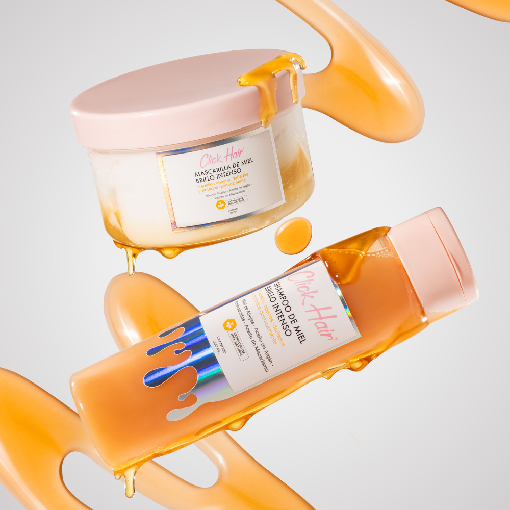 CLICK HAIR SHAMPOO DE MIEL Y MASCARILLA DE MIEL (2 PACK)