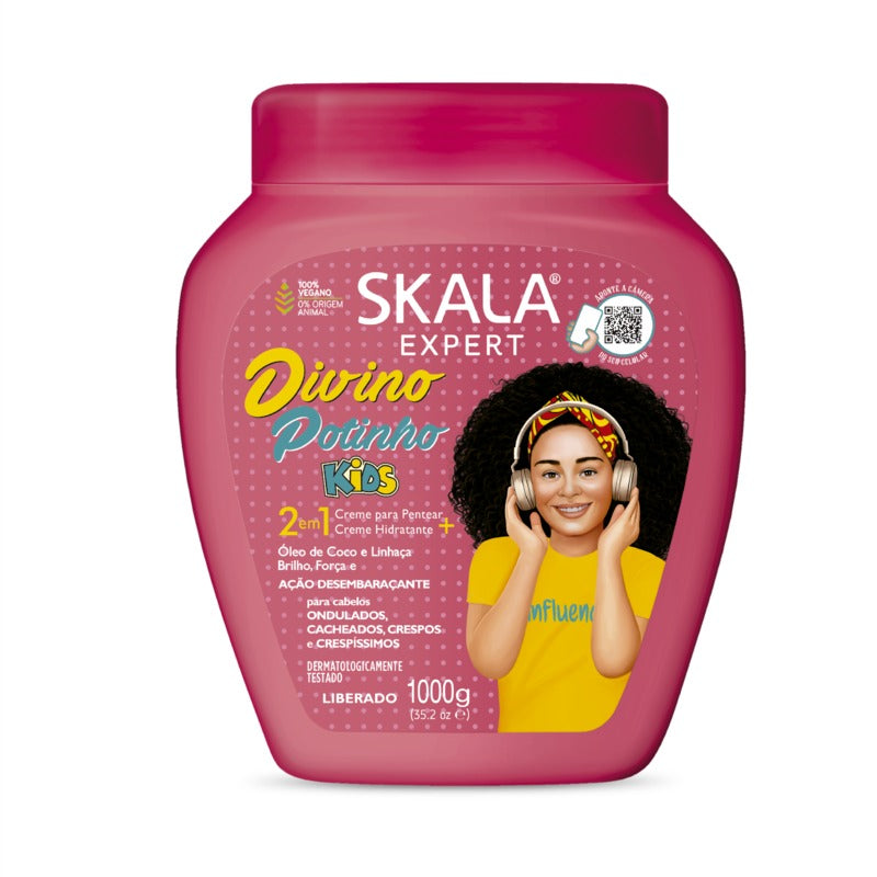 Skala Styling Cream with Moisturizing Cream 2in1 Children Divine Potinho 1000gr