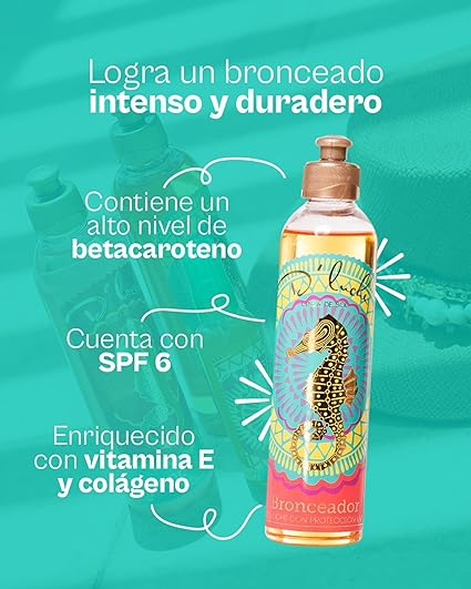 Dluchi kit bronceador de Zanahoria con Canela y bronceador de coco (2 Pack)