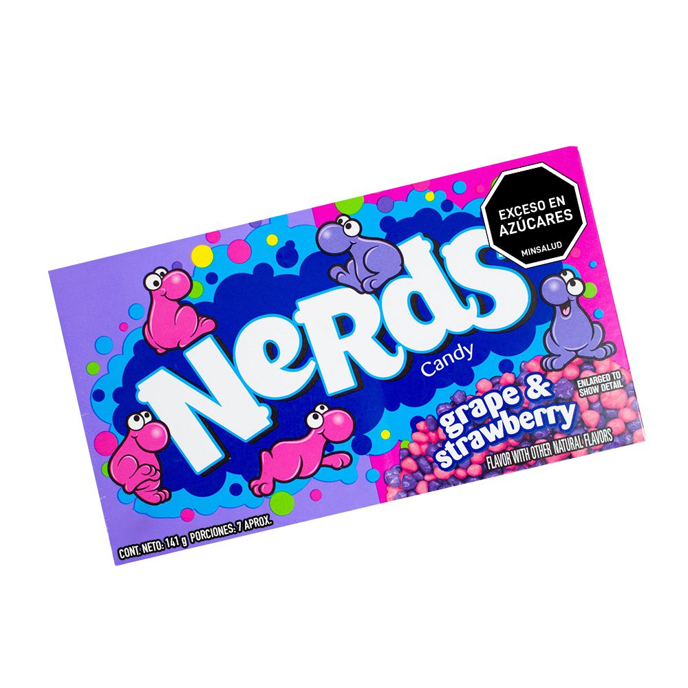 NERDS Dulces Uva Y Fresa 141gr