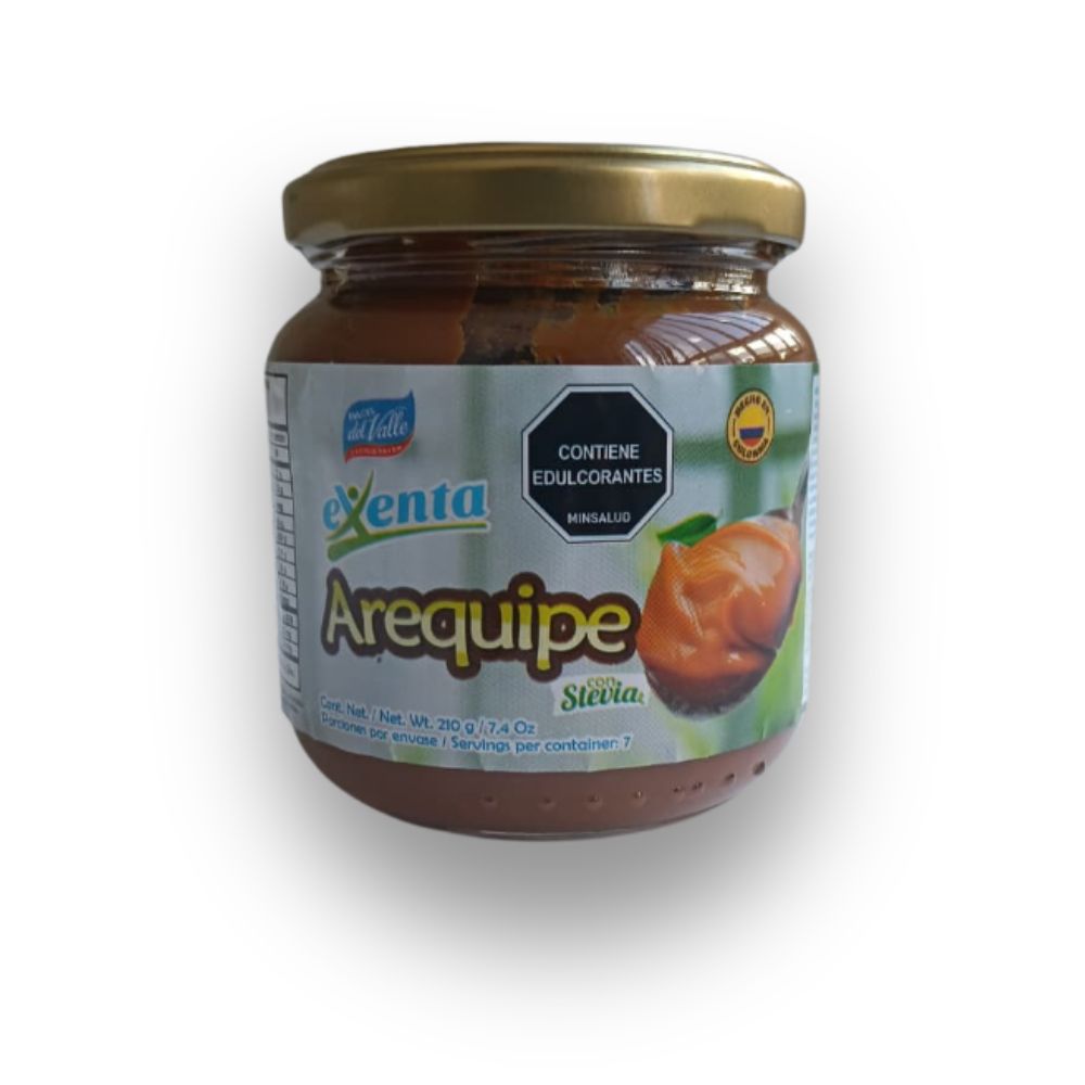 Arequipe Dulces Del Valle stevia x 210 g