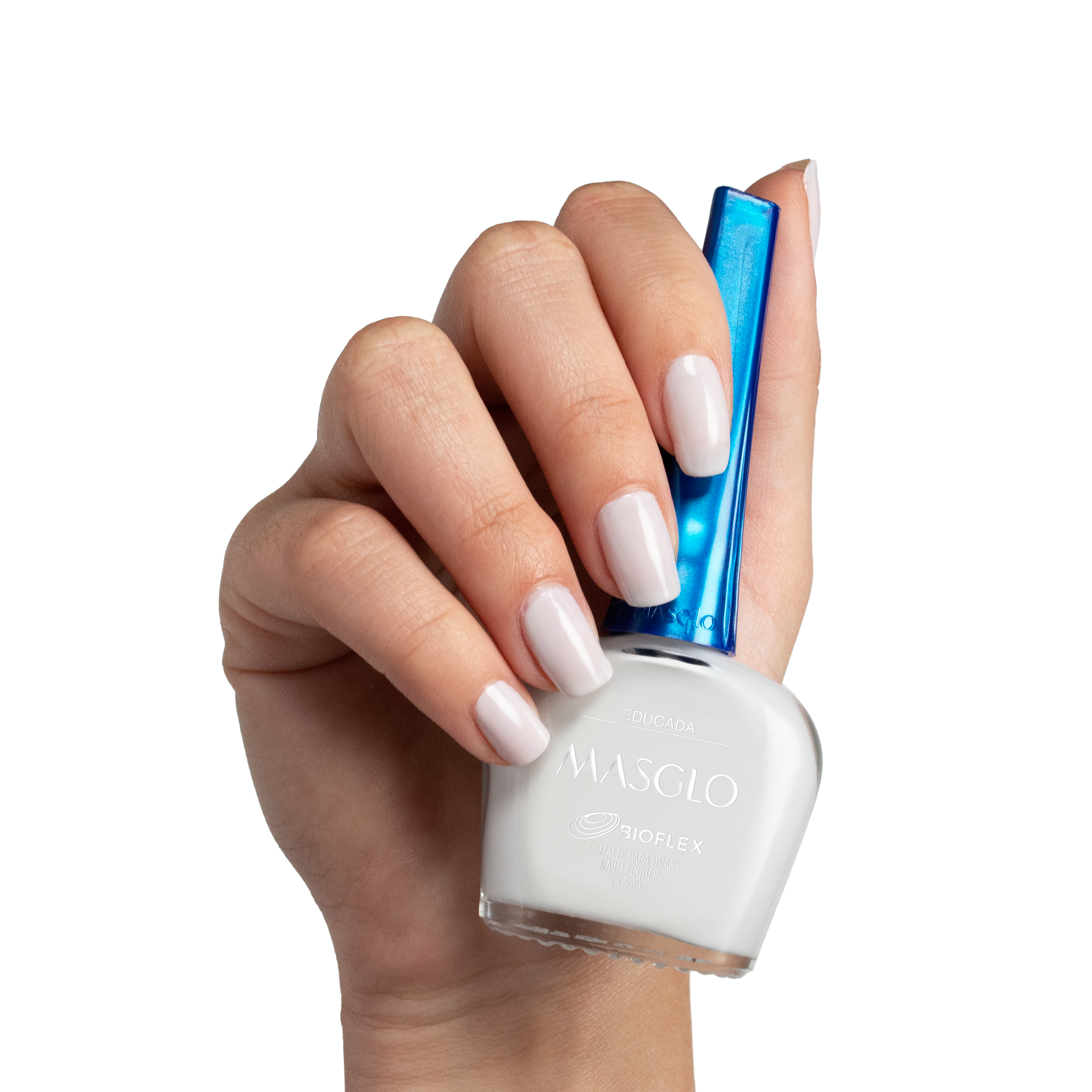 EDUCADA - ESMALTE TRADICIONAL CREMOSO MASGLO 13,5 ML - GAMA BLANCO