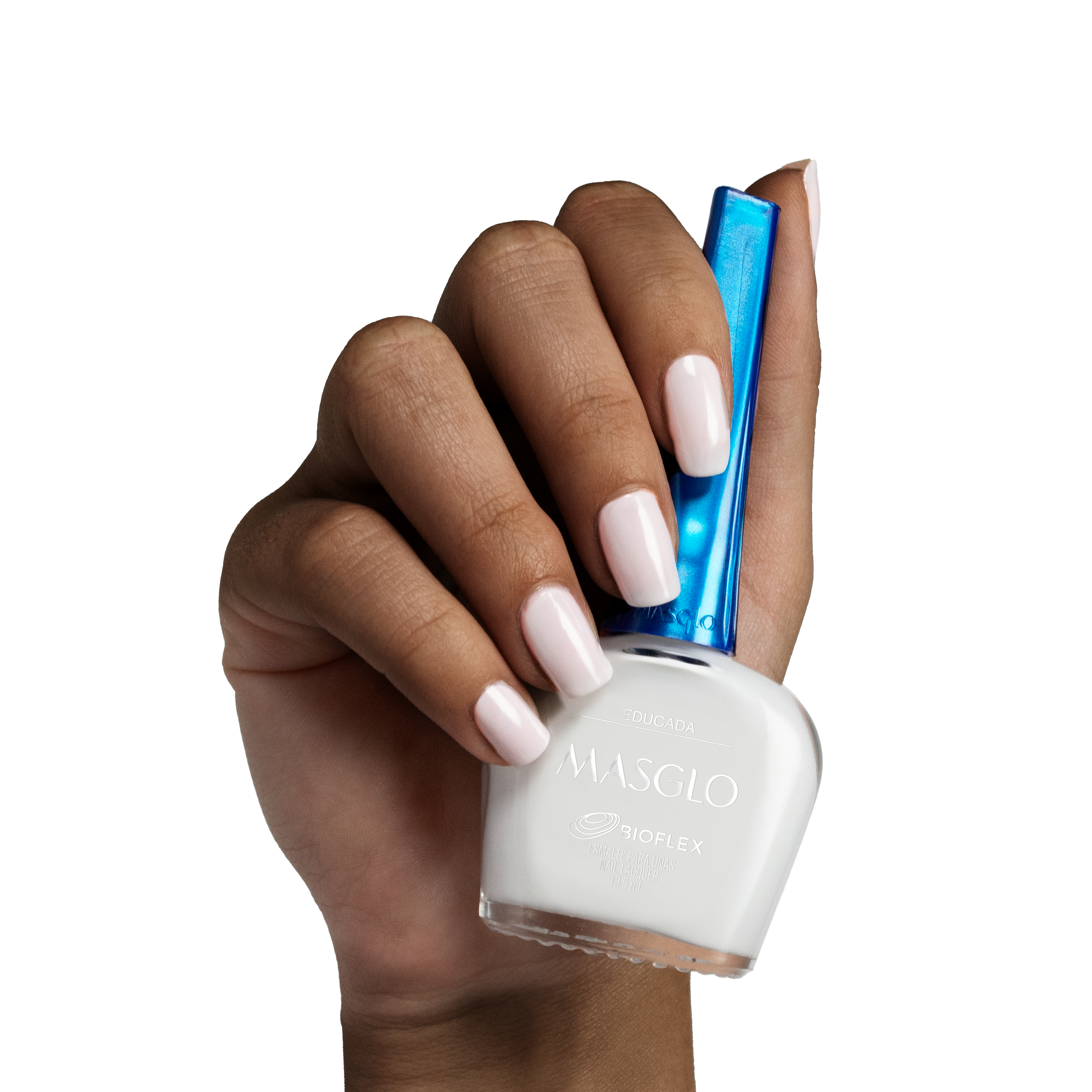 EDUCADA - ESMALTE TRADICIONAL CREMOSO MASGLO 13,5 ML - GAMA BLANCO