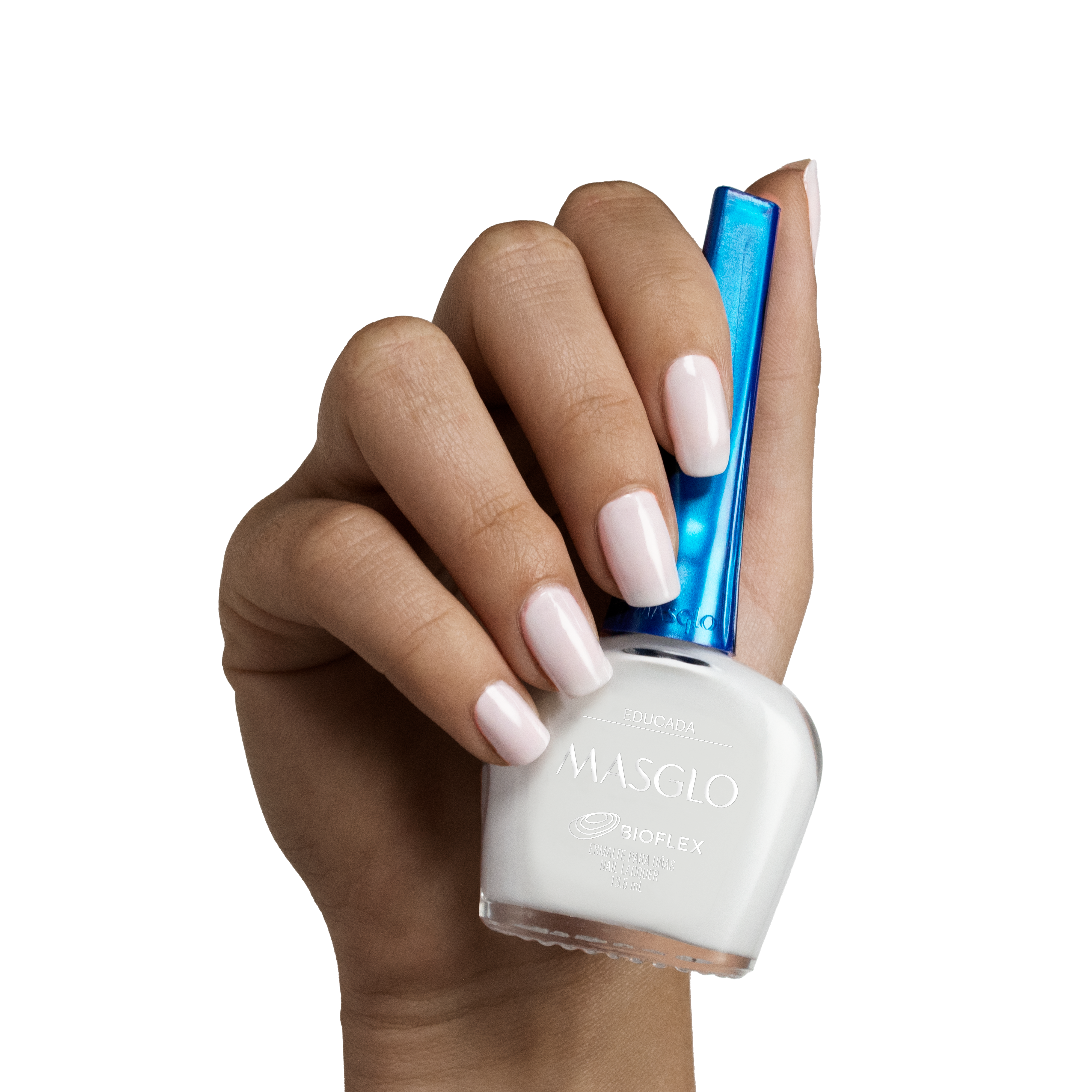 EDUCADA - ESMALTE TRADICIONAL CREMOSO MASGLO 13,5 ML - GAMA BLANCO