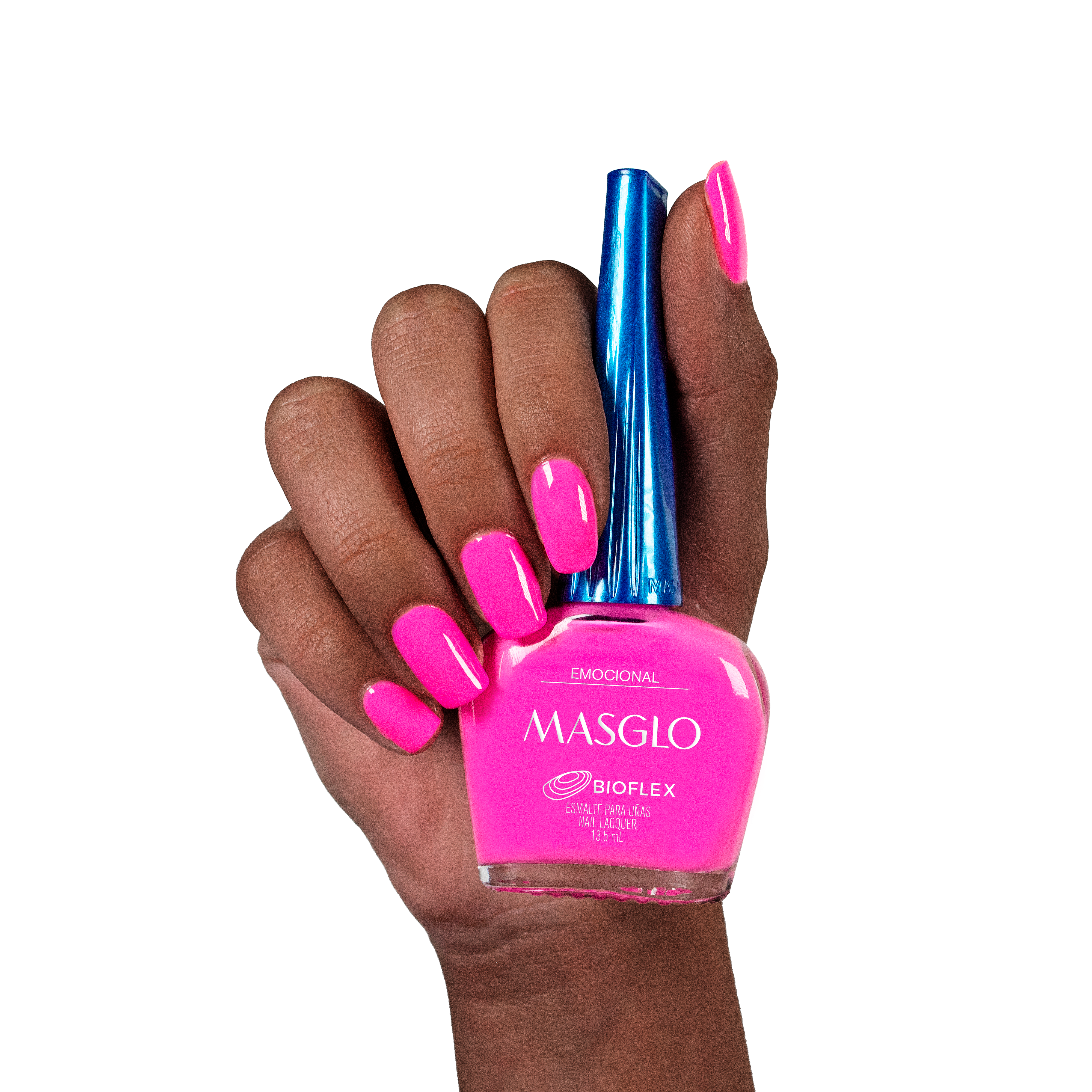 EMOCIONAL - ESMALTE TRADICIONAL CREMOSO MASGLO 13,5 ML - GAMA FUCSIA