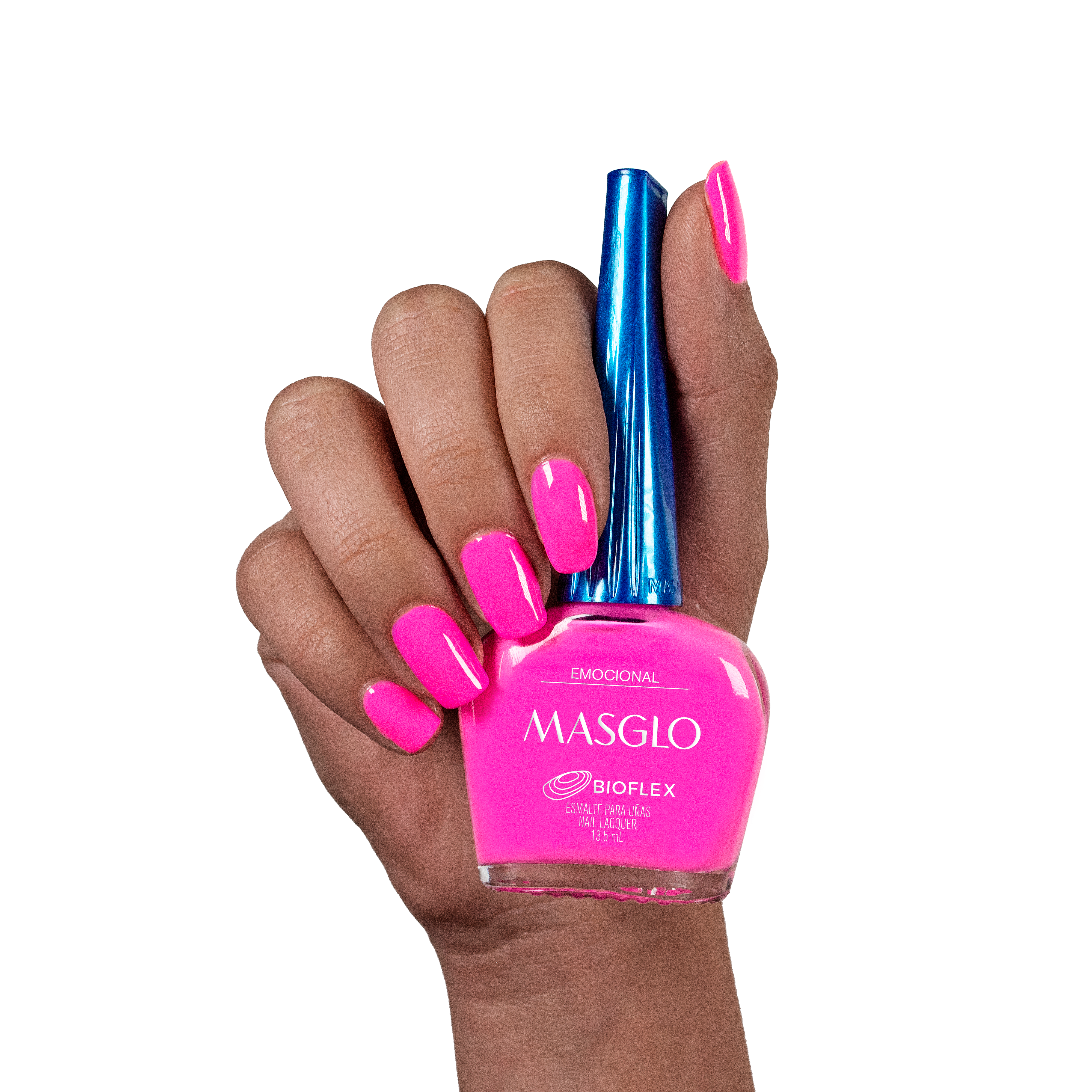 EMOCIONAL - ESMALTE TRADICIONAL CREMOSO MASGLO 13,5 ML - GAMA FUCSIA