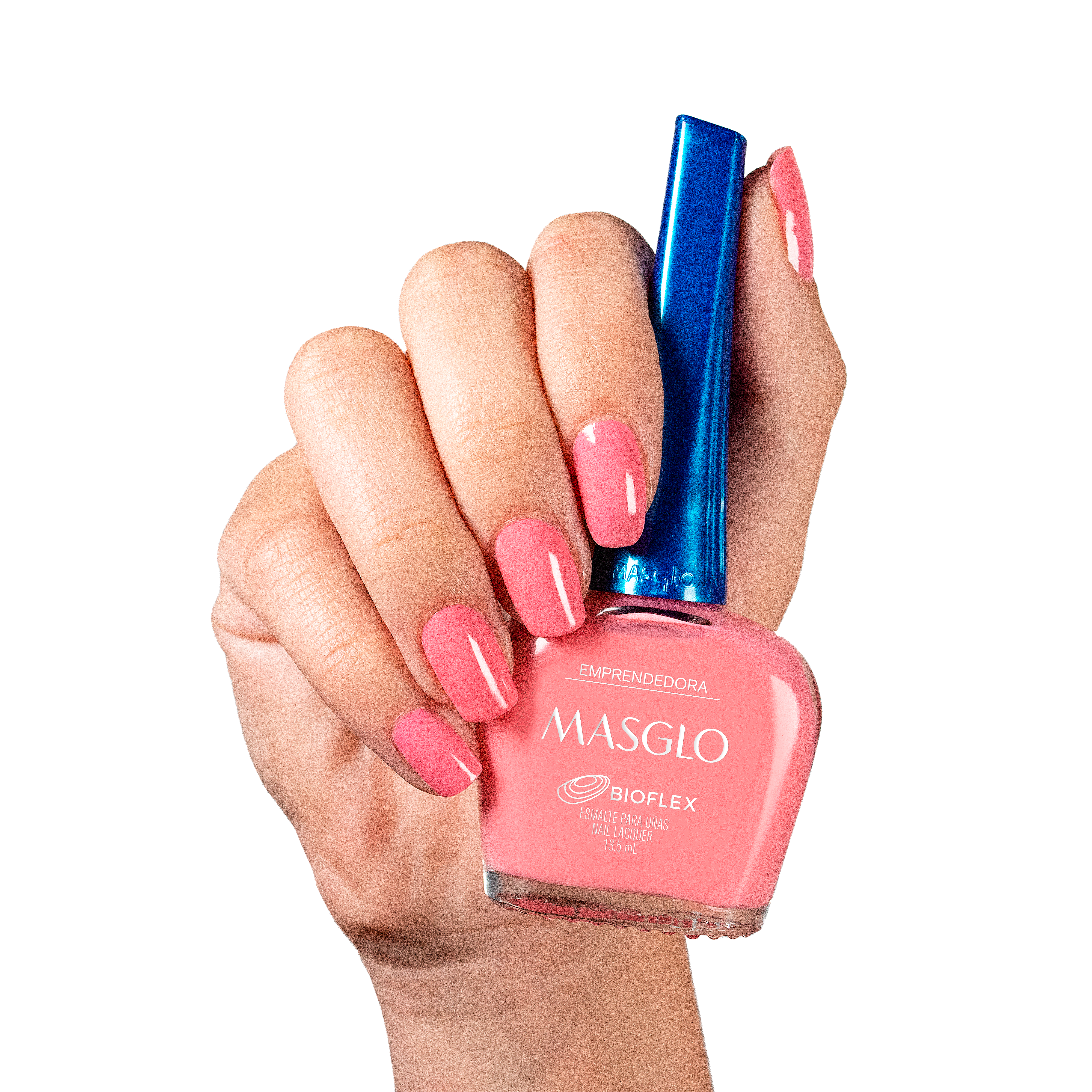 EMPRENDEDORA - ESMALTE TRADICIONAL CREMOSO MASGLO 13,5 ML - GAMA ROSADO