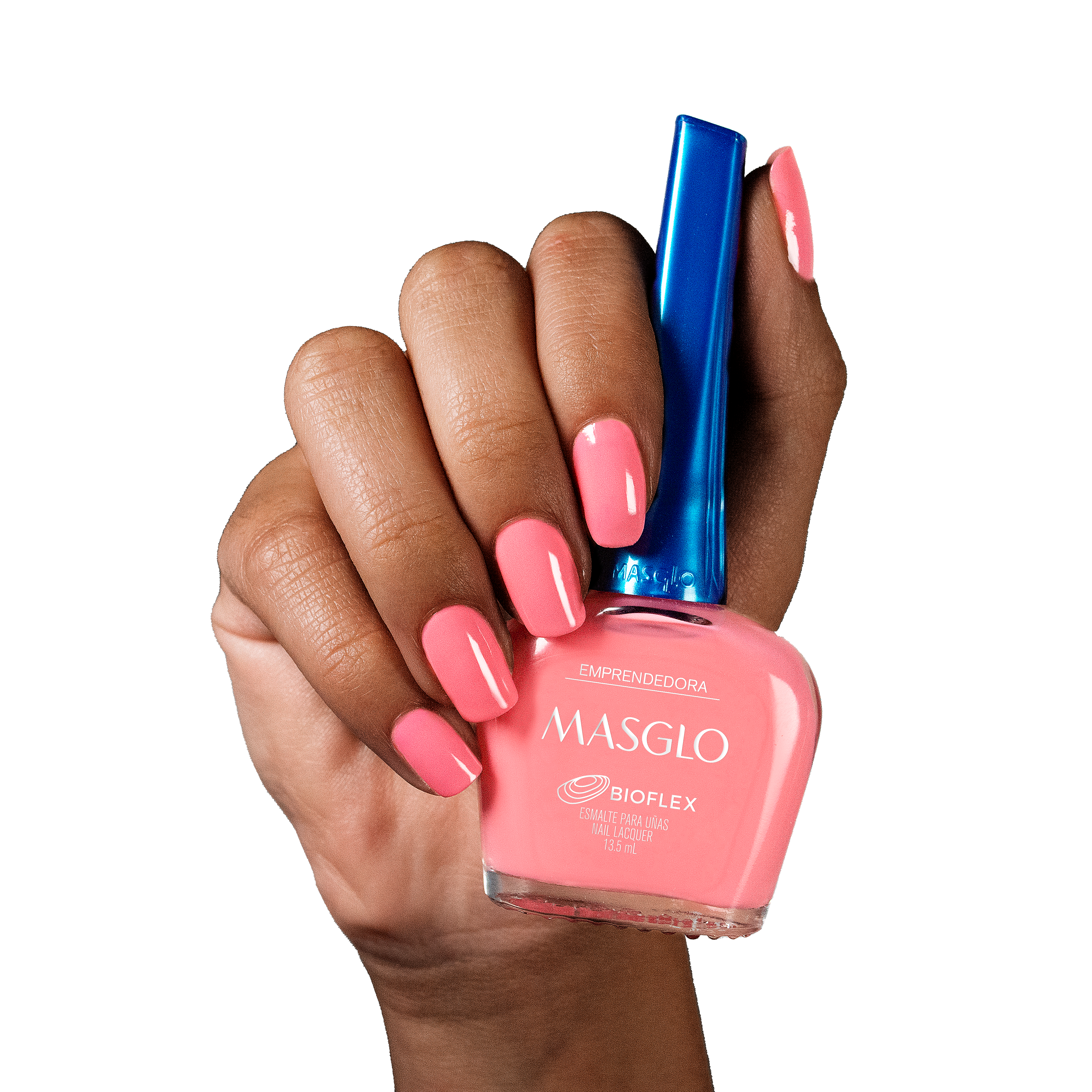 EMPRENDEDORA - ESMALTE TRADICIONAL CREMOSO MASGLO 13,5 ML - GAMA ROSADO