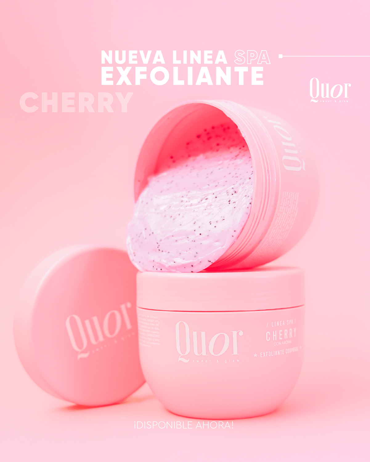 Quor Exfoliante Corporal: Cherry 300ml