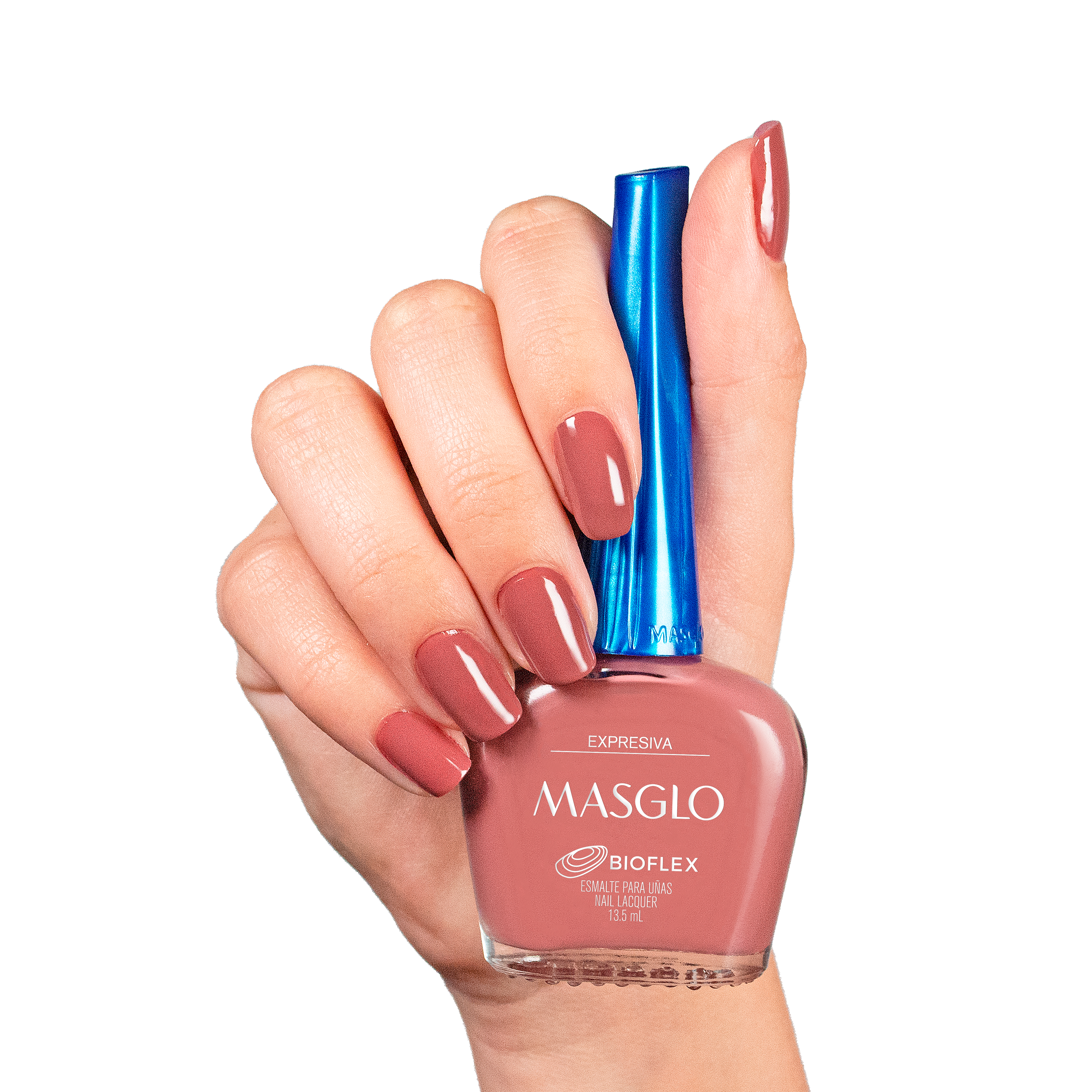 EXPRESIVA - ESMALTE TRADICIONAL CREMOSO MASGLO 13,5 ML - GAMA MARRON