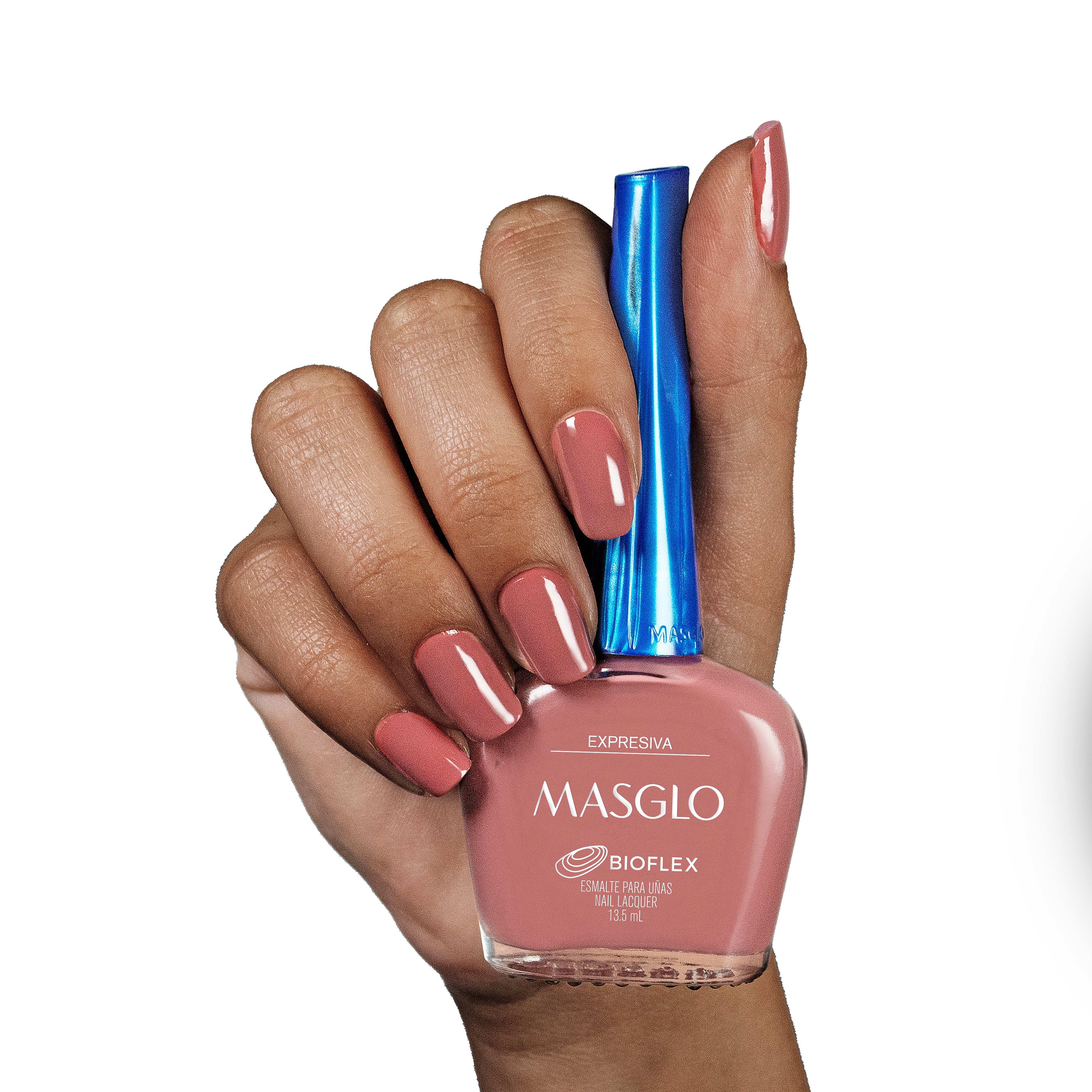 EXPRESIVA - ESMALTE TRADICIONAL CREMOSO MASGLO 13,5 ML - GAMA MARRON