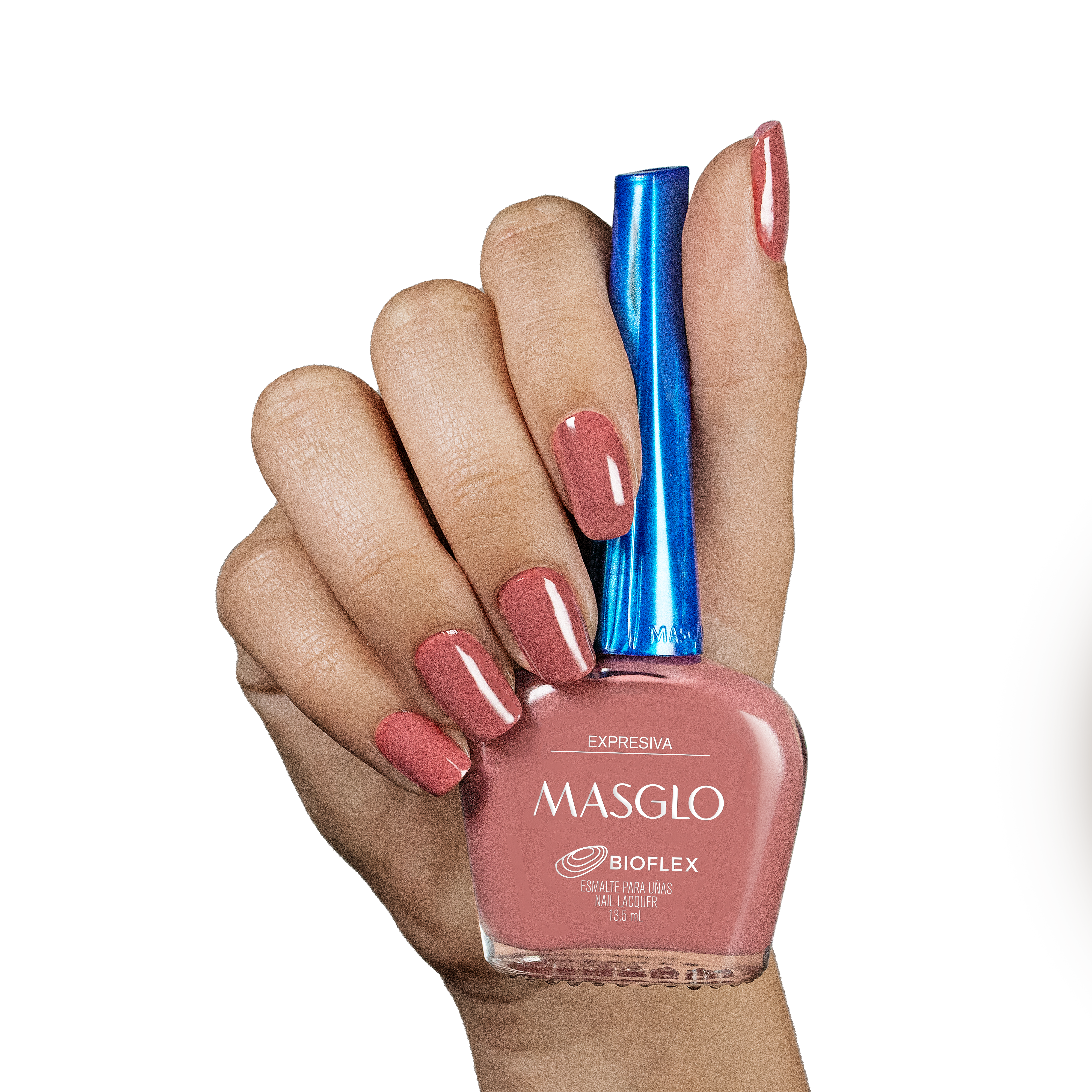 EXPRESIVA - ESMALTE TRADICIONAL CREMOSO MASGLO 13,5 ML - GAMA MARRON
