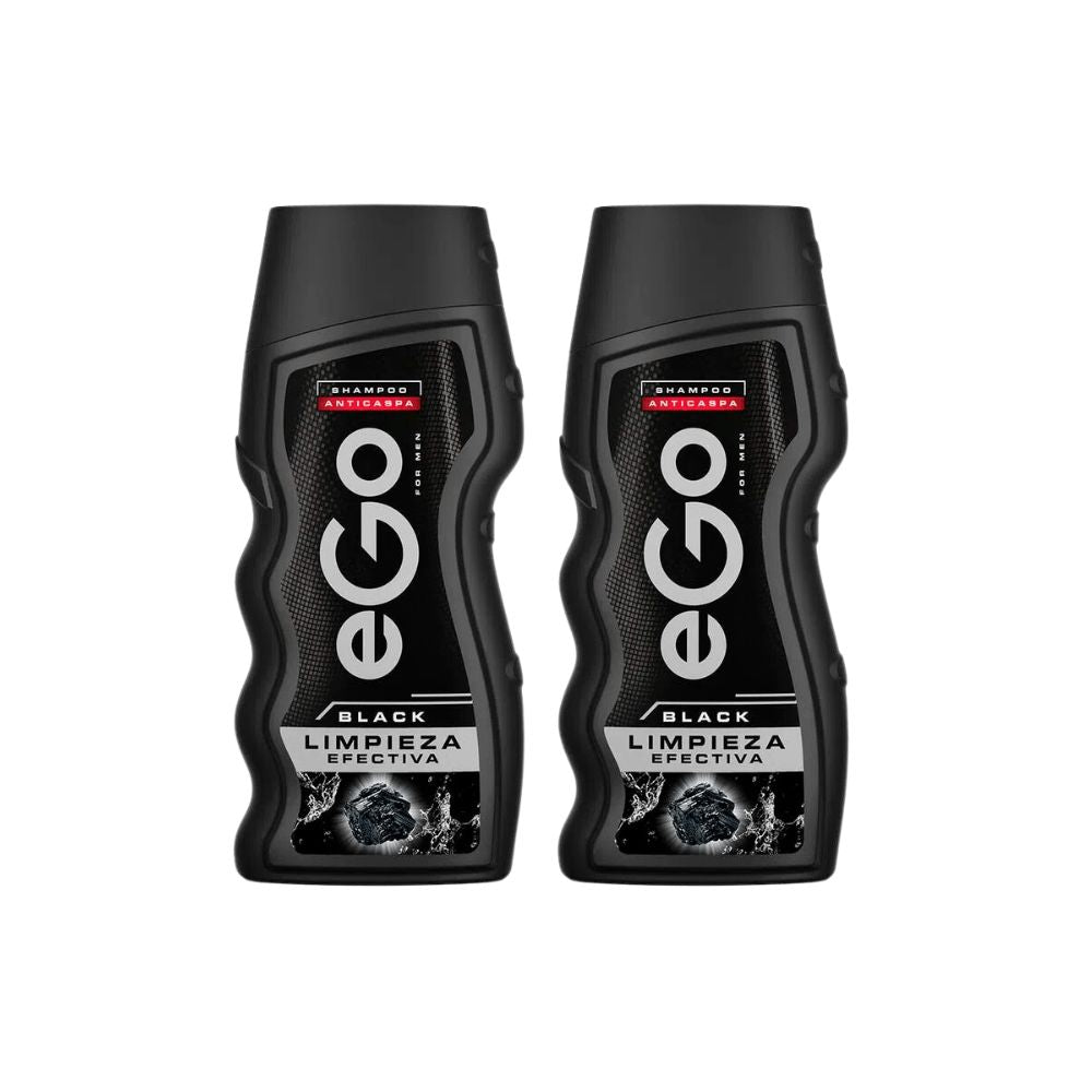 EGO Shampoo Black Limpieza efectiva para hombres  400 ml