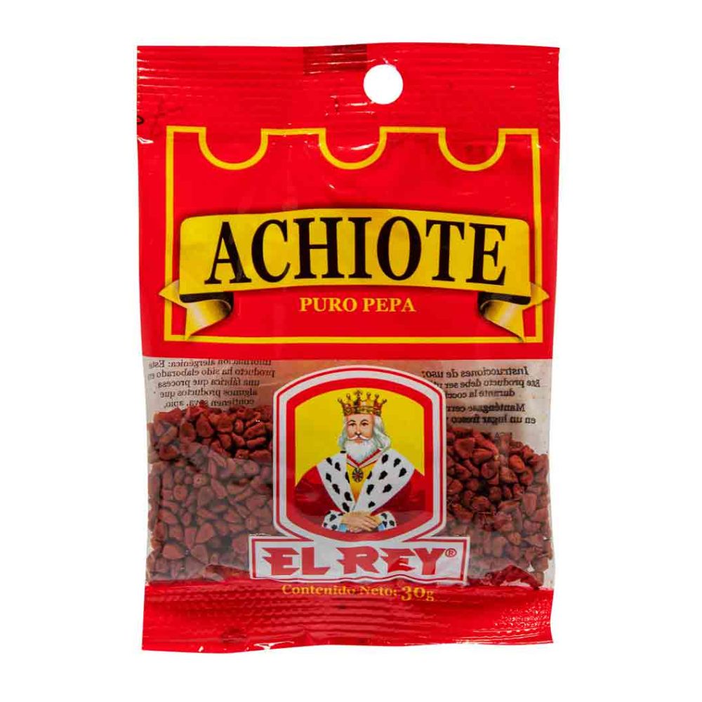 Condimento Achiote Puro El Rey x 30g