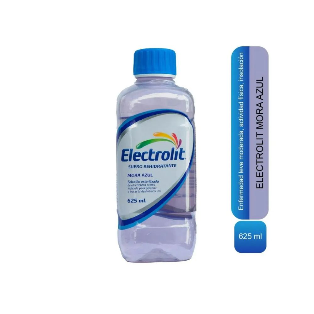 Electrolit Suero rehidratante sabor mora azul x625ml