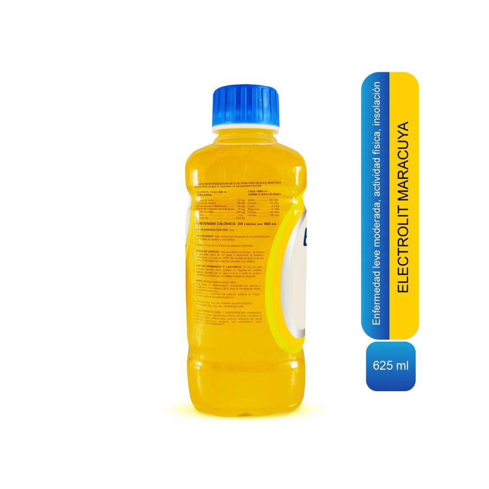 Electrolit suero rehidratante sabor maracuya x625ml