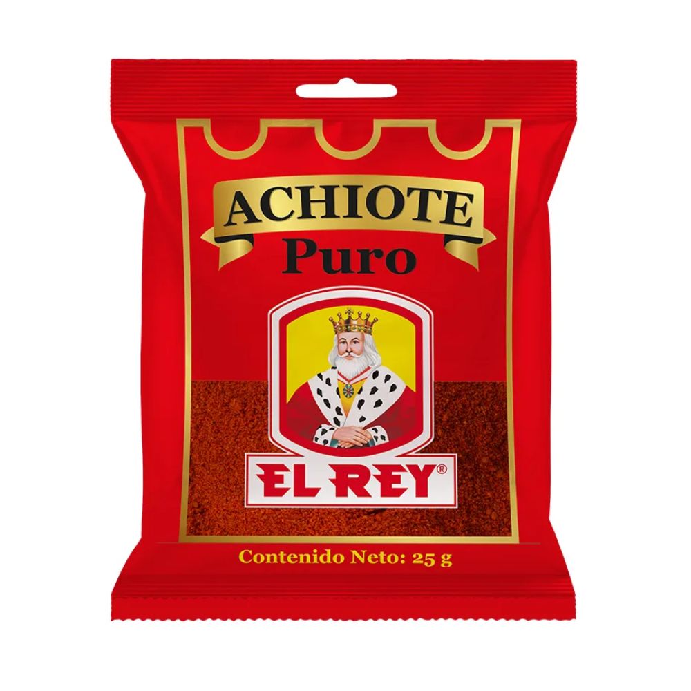 Condimento Achiote Puro El Rey x 25g