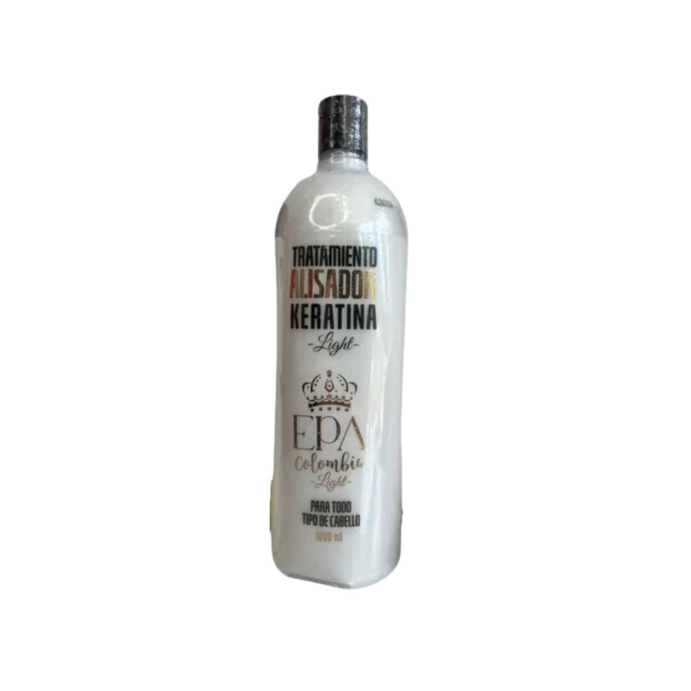 Epa Colombia Liter of White Light Keratin, Shampoo 500mL, Treatment 500mL, 1 Brush, 1 Container and 1 Sachet of Shampoo (6 Pack)