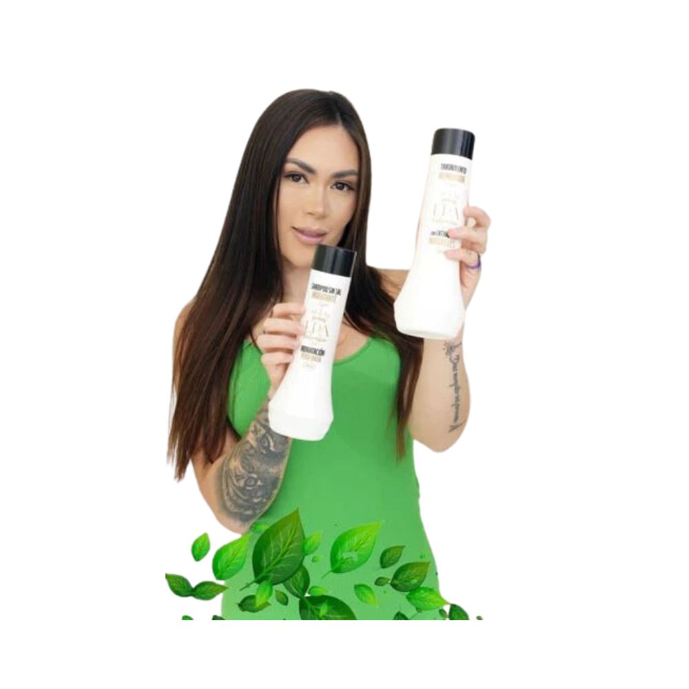 Epa Colombia Liter of White Light Keratin, Shampoo 500mL, Treatment 500mL, 1 Brush, 1 Container and 1 Sachet of Shampoo (6 Pack)