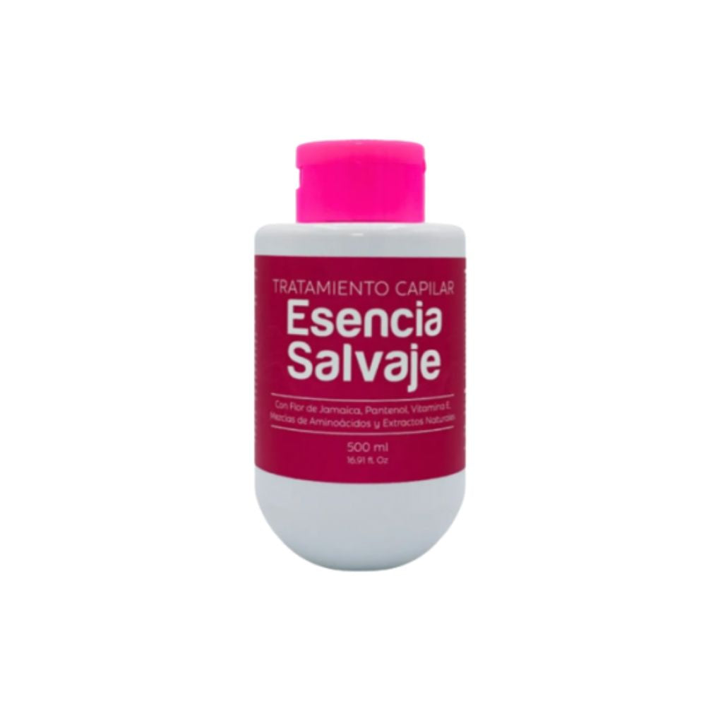Esencia Salvaje Shampoo de Flor de Jamaica , Acondicionador de Flor de Jamaica y Tratamiento Flor de Jamaica   (3 Pack)