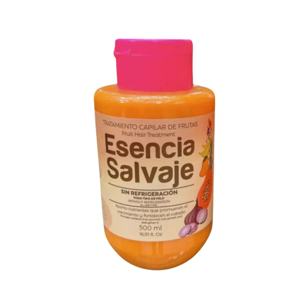 Esencia Salvaje Shampoo de Canela, Acondicionador de Canela y Tratamiento Capilar de Frutas (3 Pack)