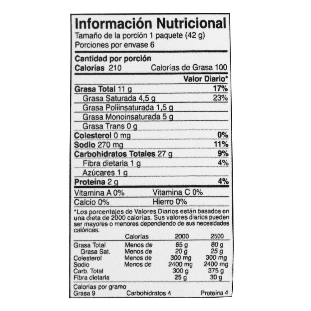 Cheese Tris Snack X42gr  (x 1 unidad)