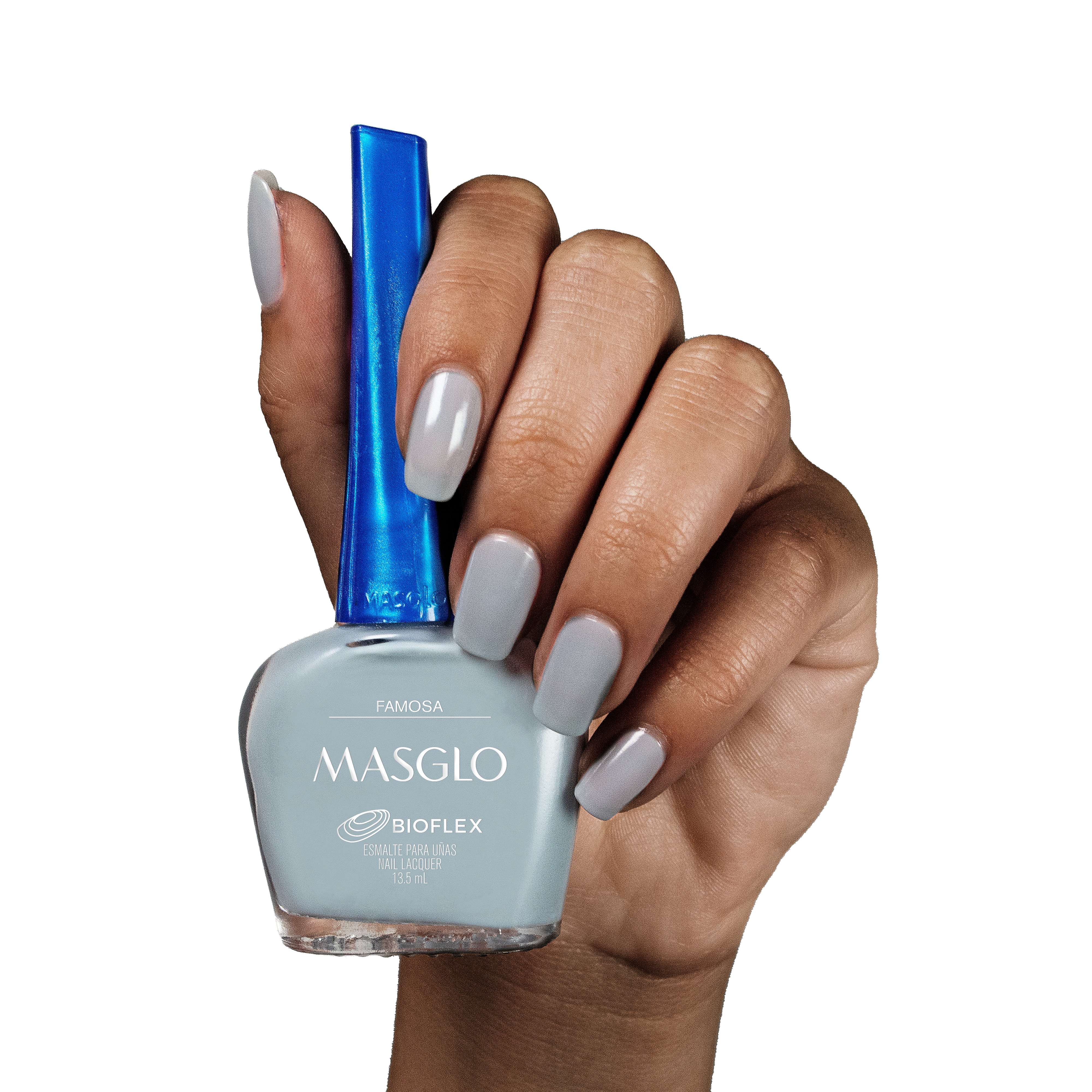 FAMOSA - ESMALTE TRADICIONAL CREMOSO MASGLO 13,5 ML - GAMA GRIS