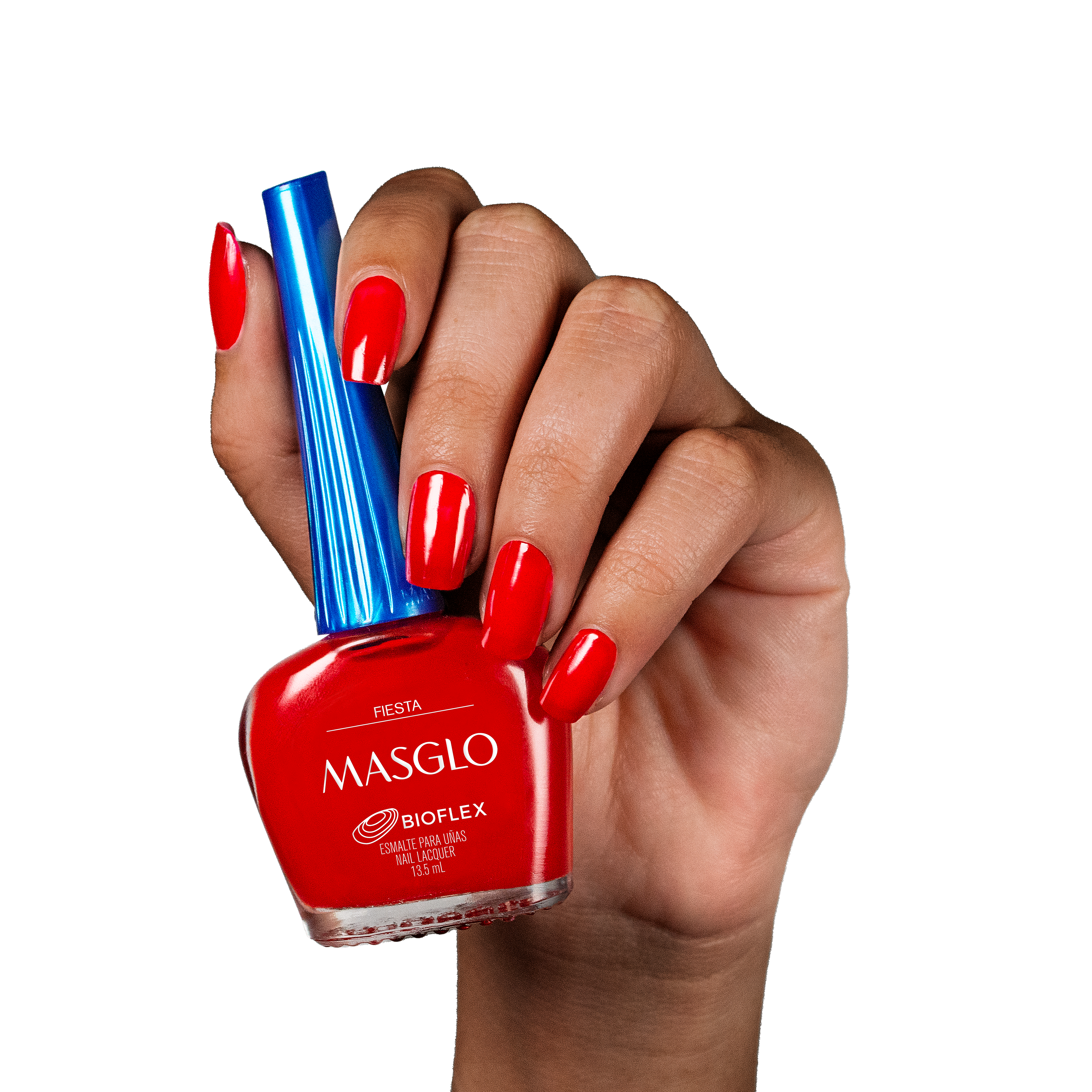 FIESTA - ESMALTE TRADICIONAL CREMOSO MASGLO 13,5 ML - GAMA ROJO
