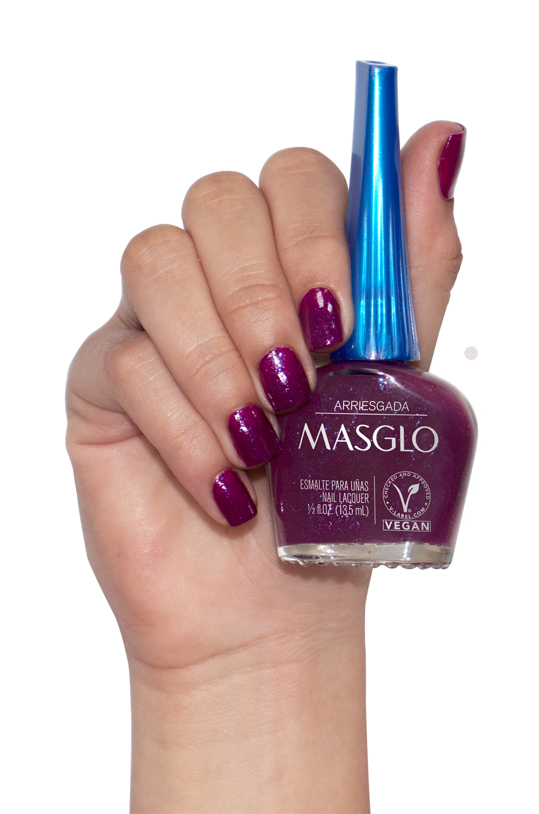 ARRIESGADA - ESMALTE TRADICIONAL PERLADO MASGLO 13,5 ML - GAMA VIOLETA