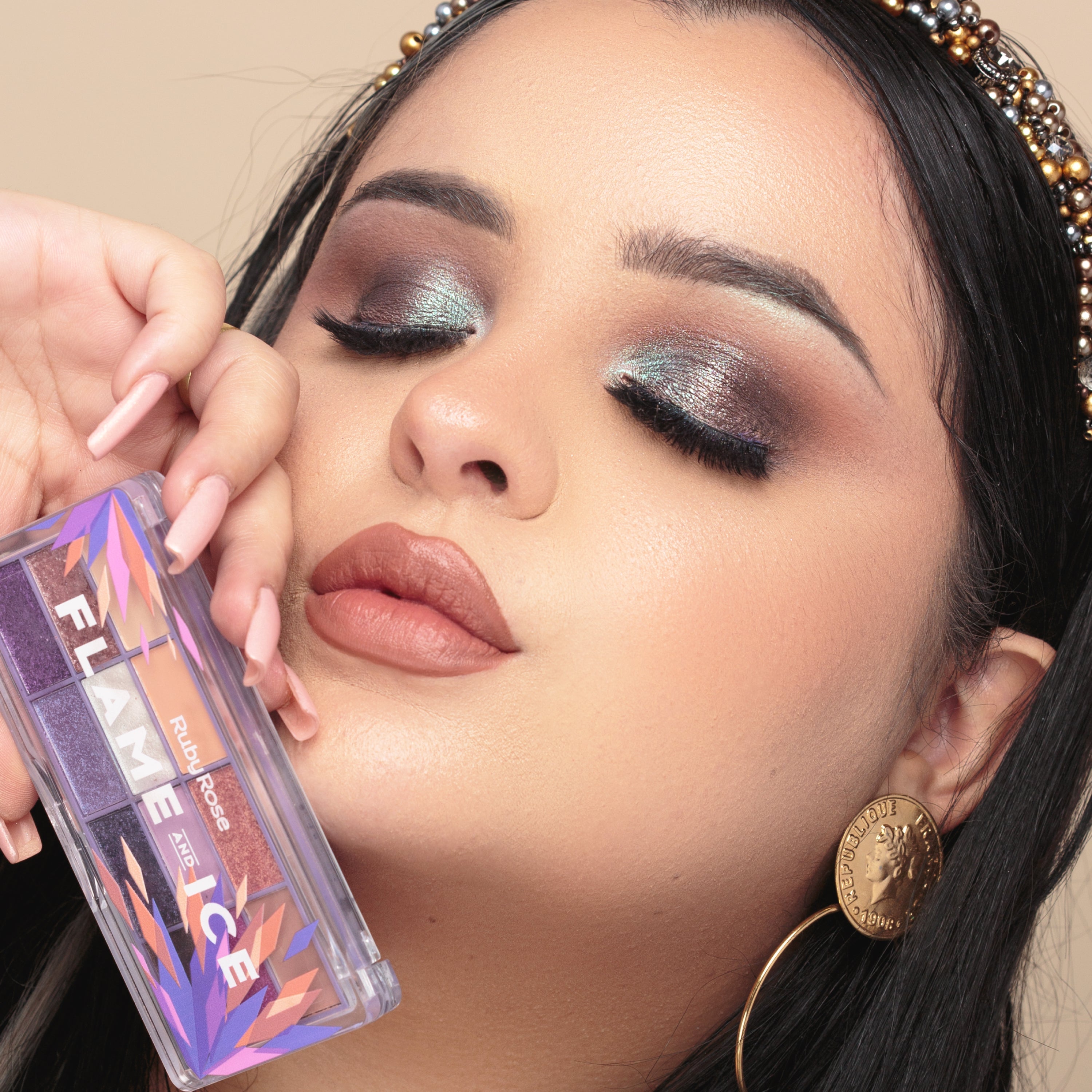 RUBY ROSE FLAME AND ICE EYESHADOW PALETTE