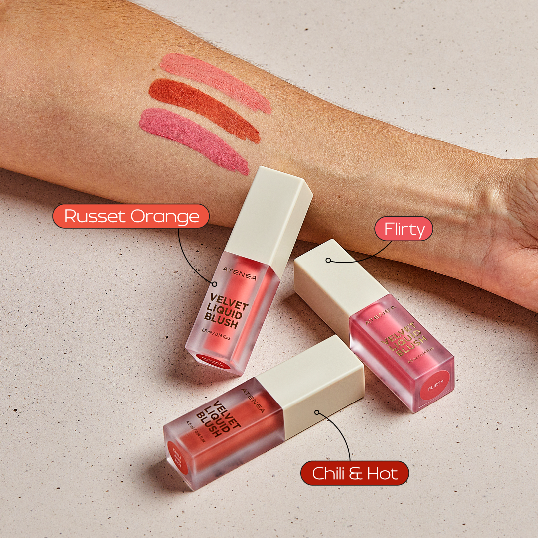 ATENEA RUBORES LÍQUIDOS VELVET COLLECTION