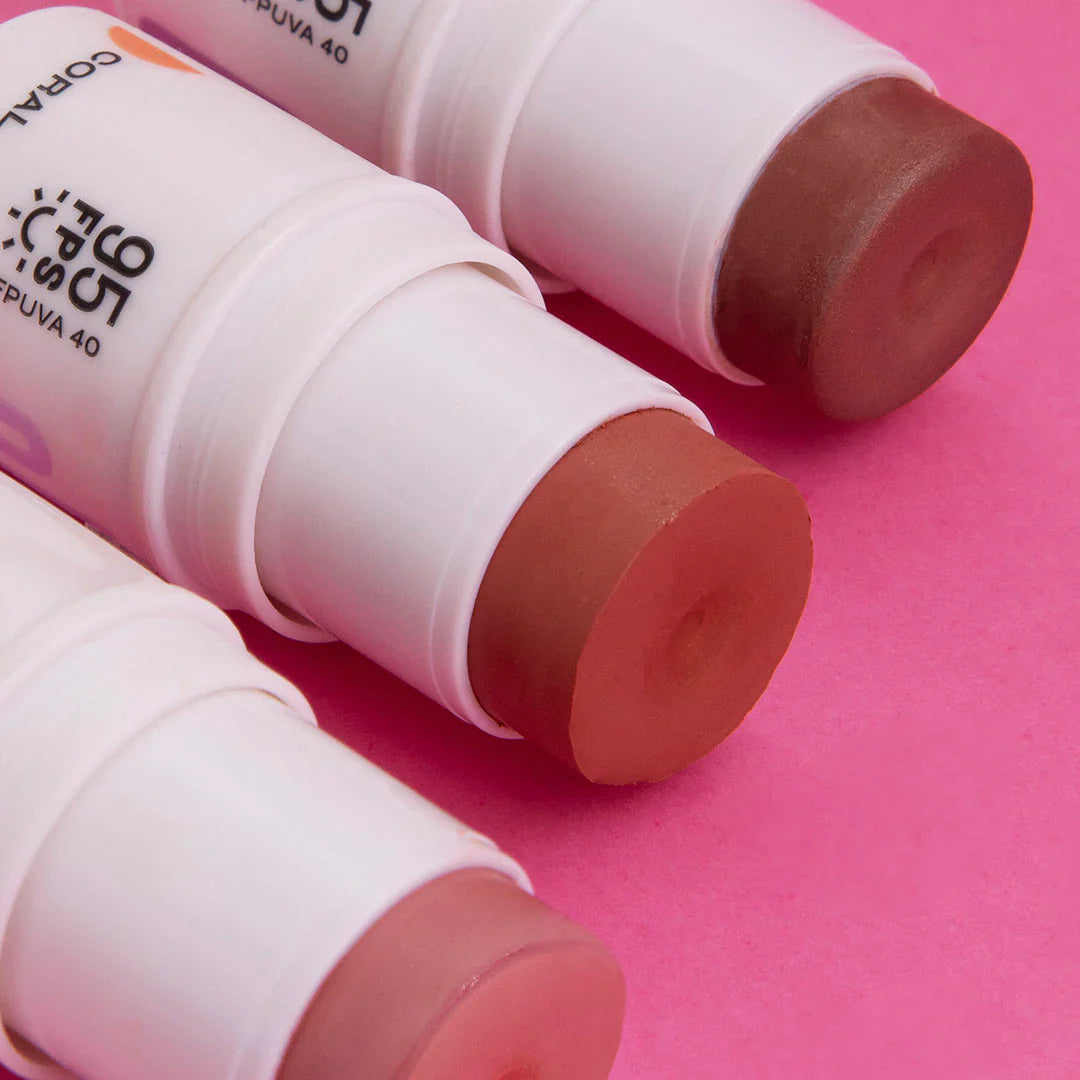 Ollie Barra 3 en 1 Rubor, Labial y Sombra FPS 95