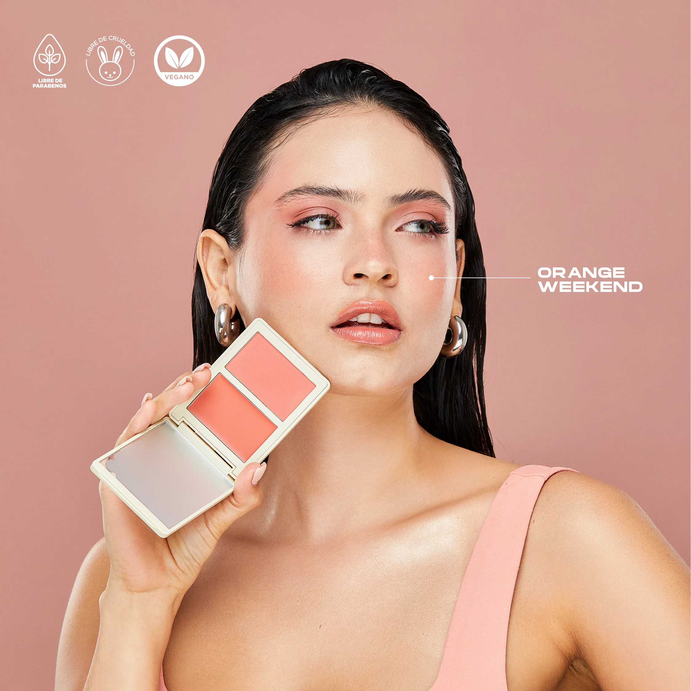 ATENEA ALLURE CREAM AND COMPACT POWDER DUO BLUSH