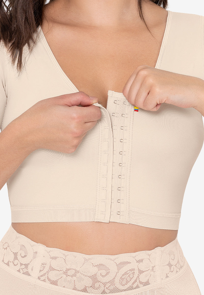 MariaE Brasier con mangas en lycra | FPE001