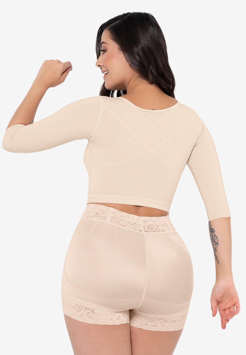 MariaE Brasier con mangas en lycra | FPE001